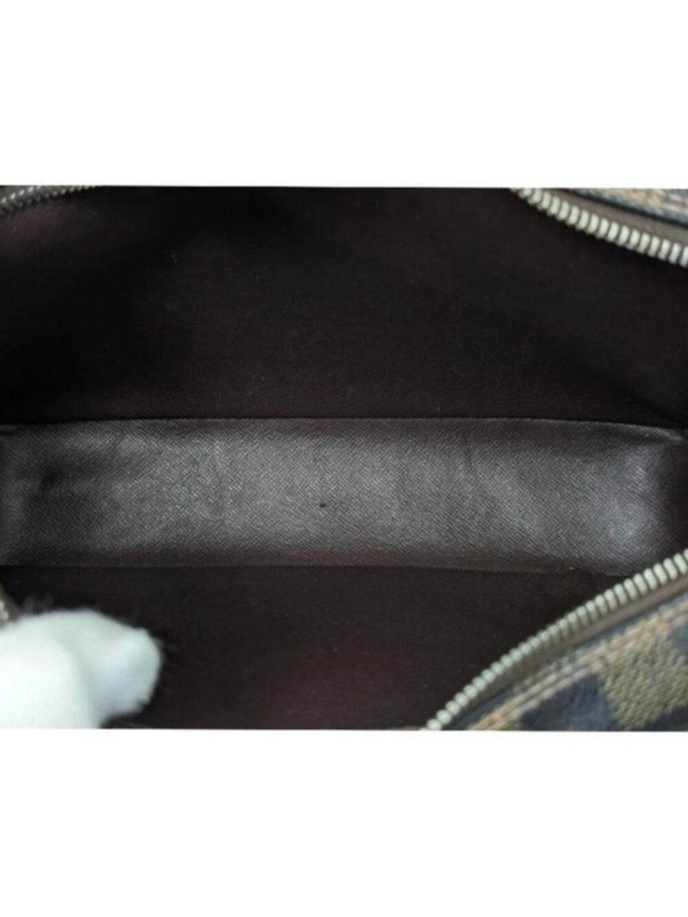 Authentic Louis Vuitton Trocadero 24 Damier Ebene Crossbody Bag Brown Canvas LV - Picture 12 of 15